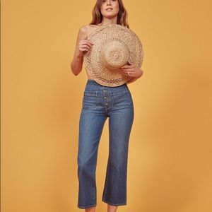 Reformation Eloise Jeans - Medium Blue